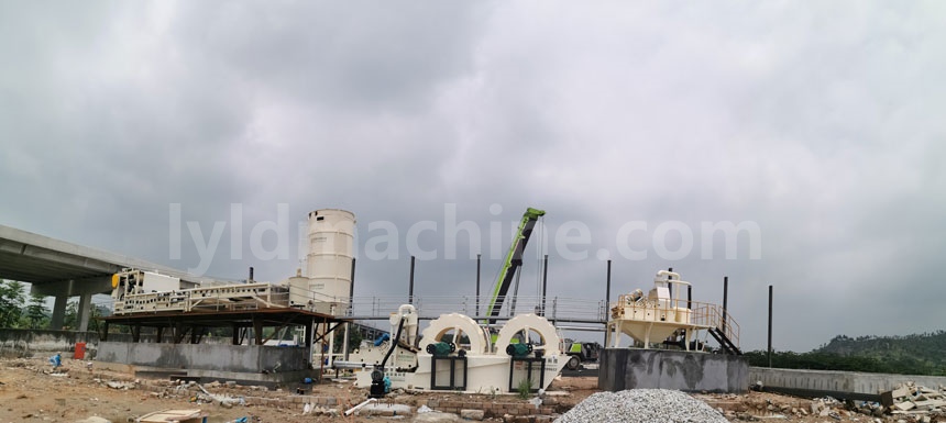 low cost sand washing plant